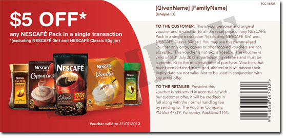 Make the Most of Nescafe Discount Coupons